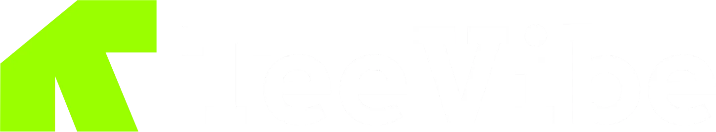 TeeVibe White Logo